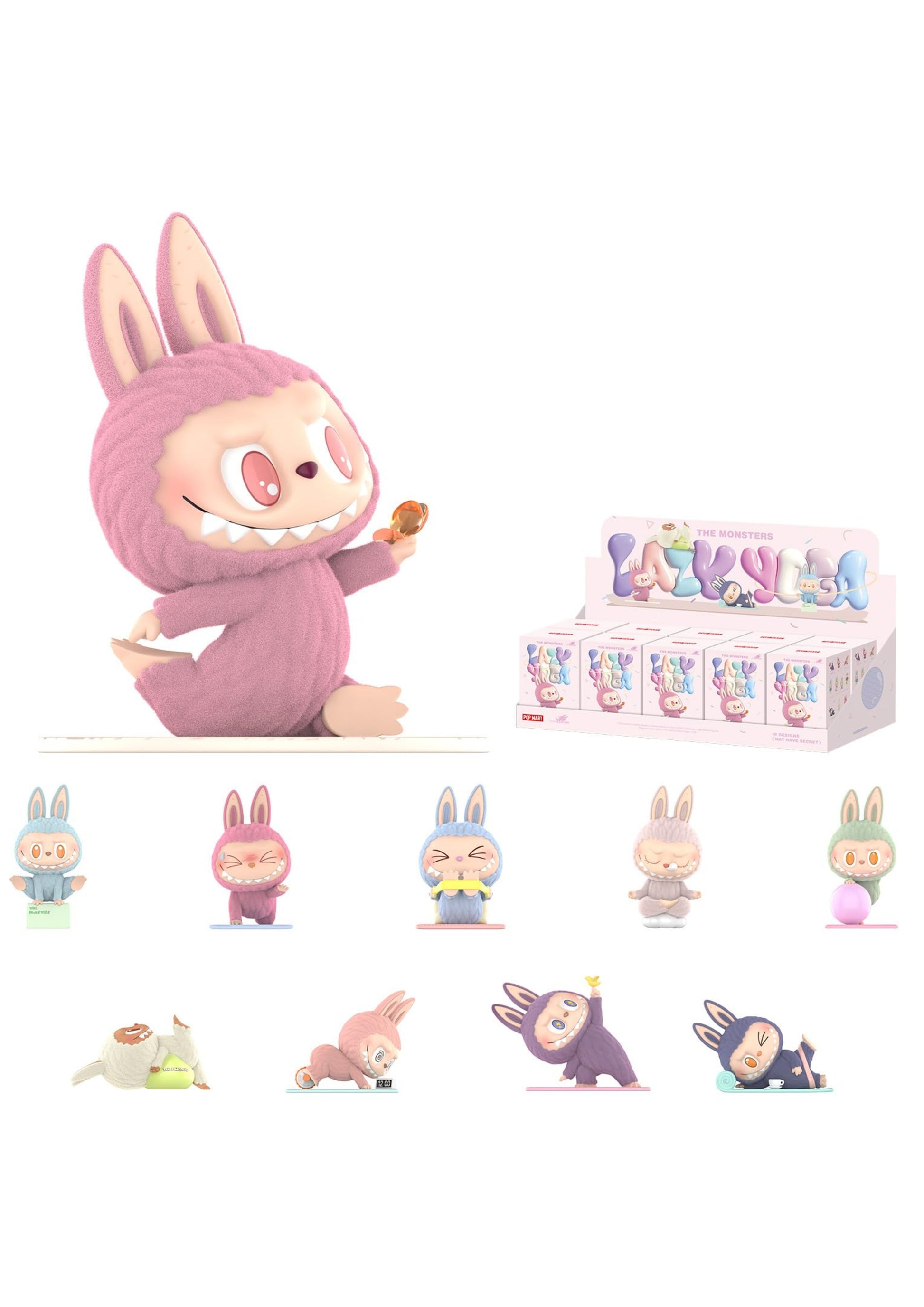 THE MONSTERS Lazy Yoga Series Figures (SINGLE BOX)