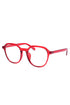 Classic round red blue light glasses