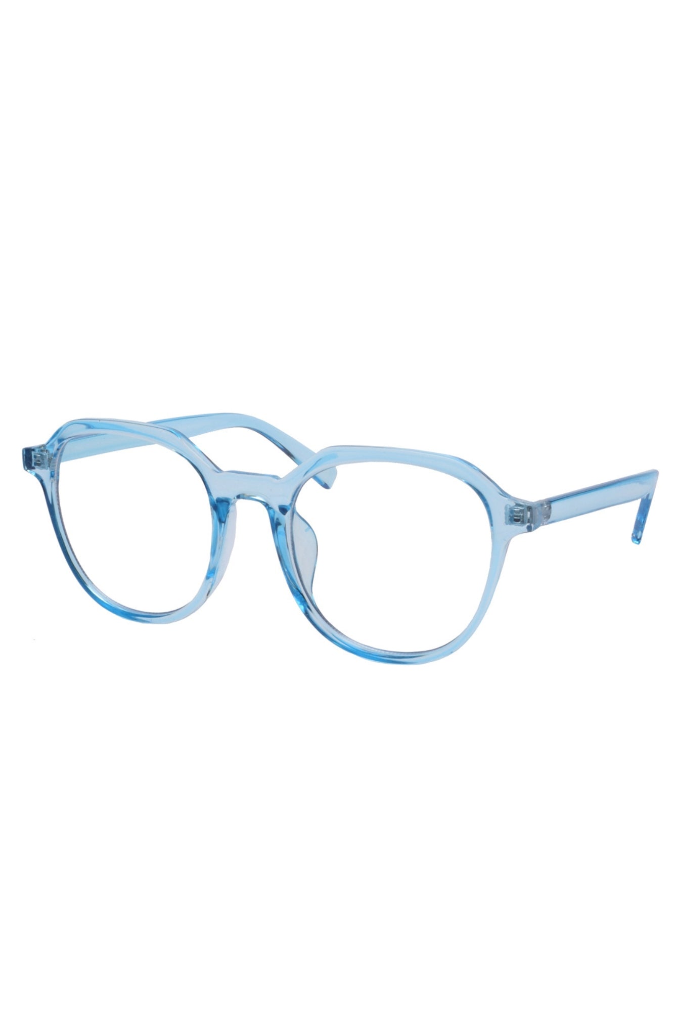 Classic round blue, blue light glasses