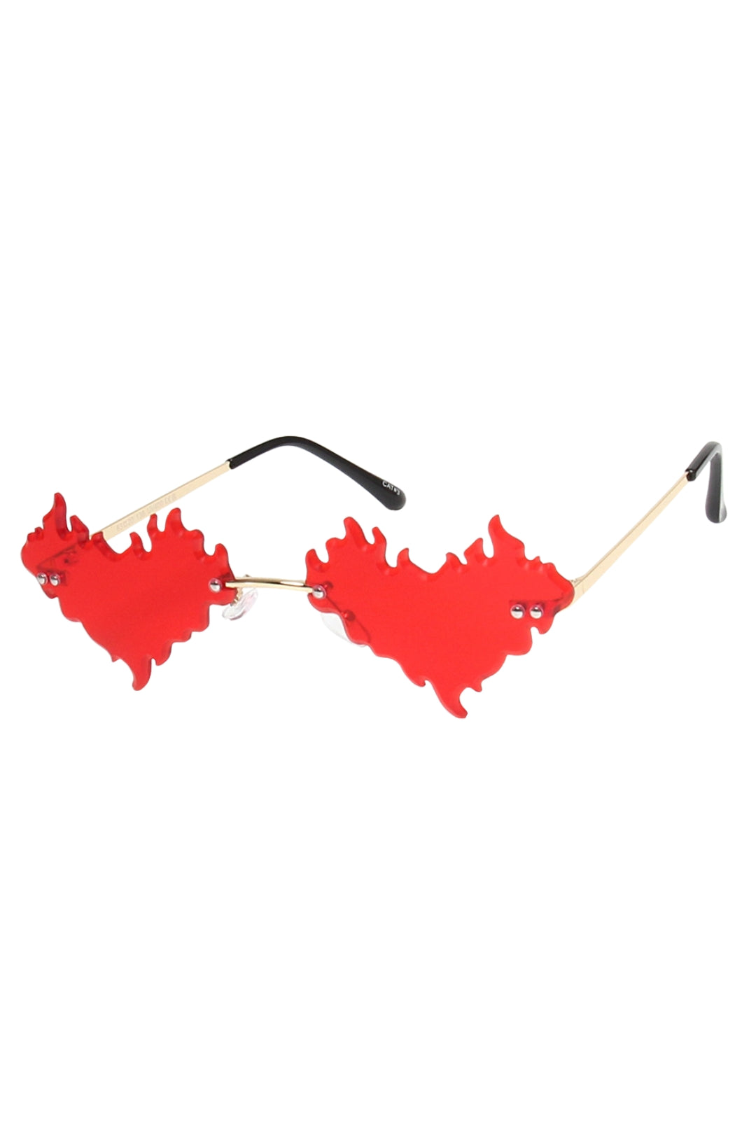 Summer Festival Sunglasses – Heart Polycarbonate & Copper Frames