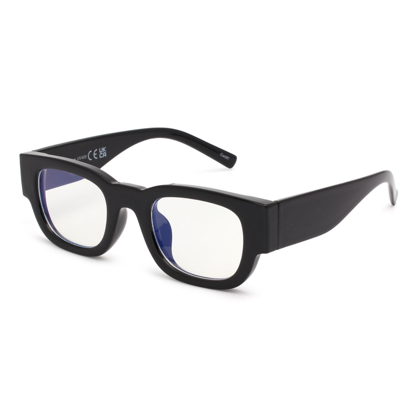 A sleek square blue light  frame