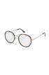 Comfortable fit with lightweight durability round blue light glasses 