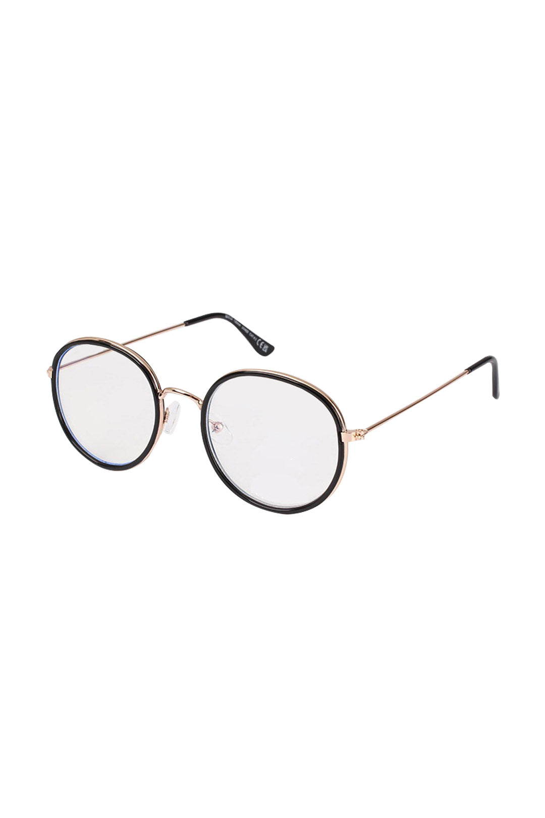 Comfortable fit with lightweight durability round blue light glasses 