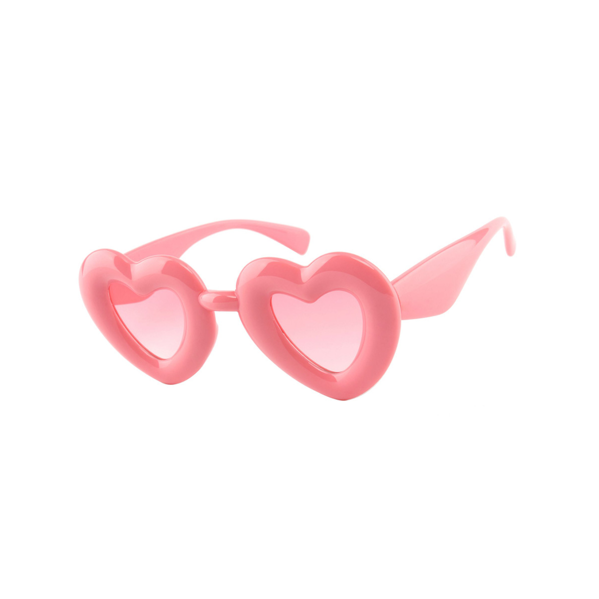 Pink bubbly heart-shaped sunglasses 