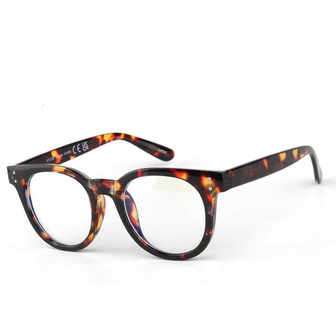 round tort Blue light blocking computer glasses