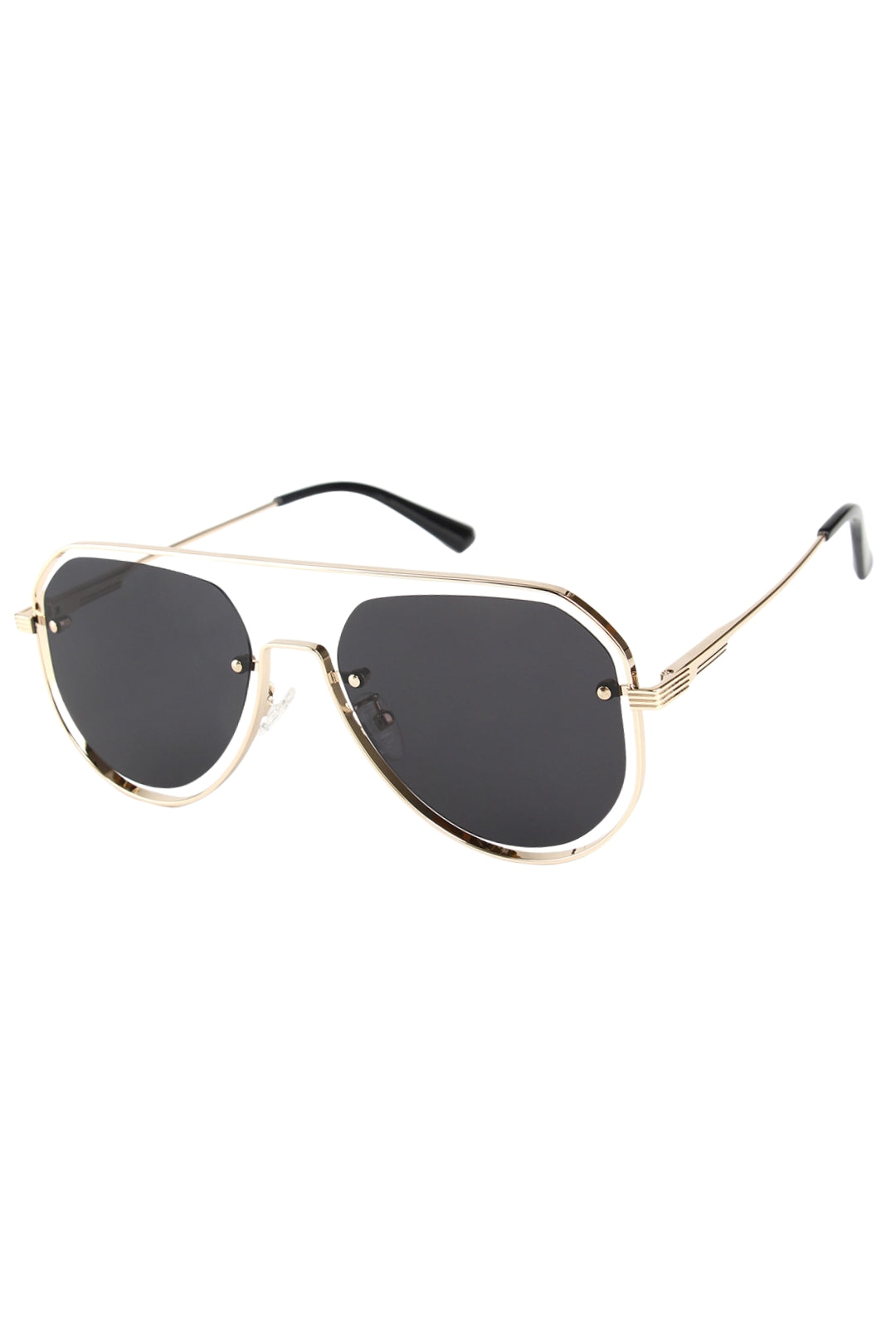 Summer Festival Sunglasses – Aviator Polycarbonate & Copper Frames