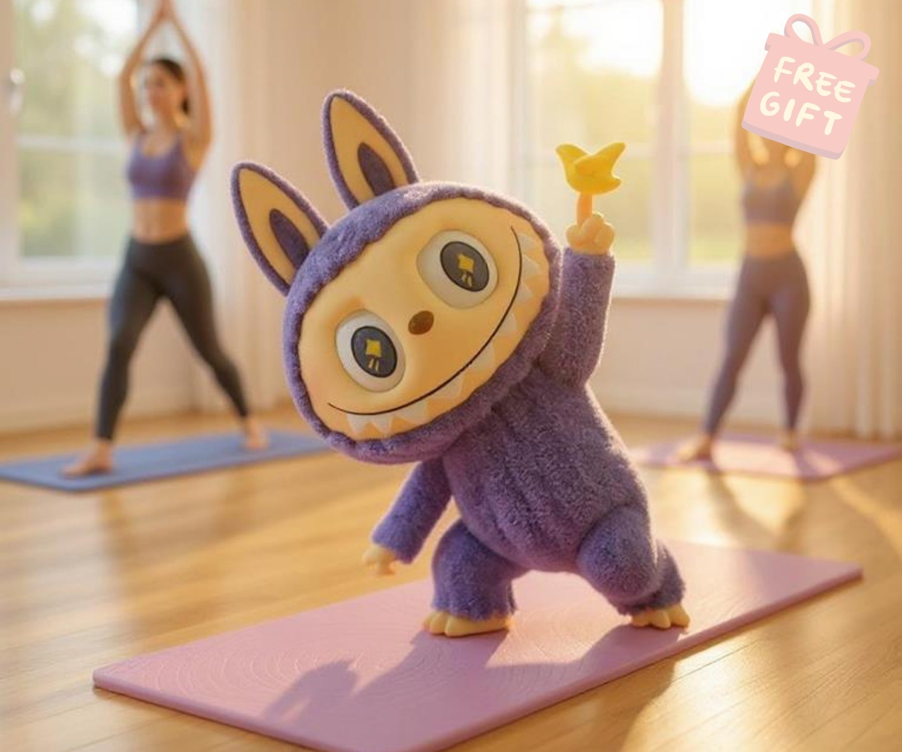 THE MONSTERS Lazy Yoga Series Figures (SINGLE BOX)