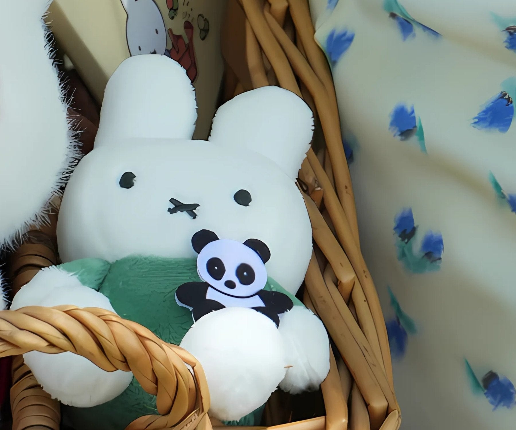 Limited Miffy Plush with lovely animal Keychain Bag Charm