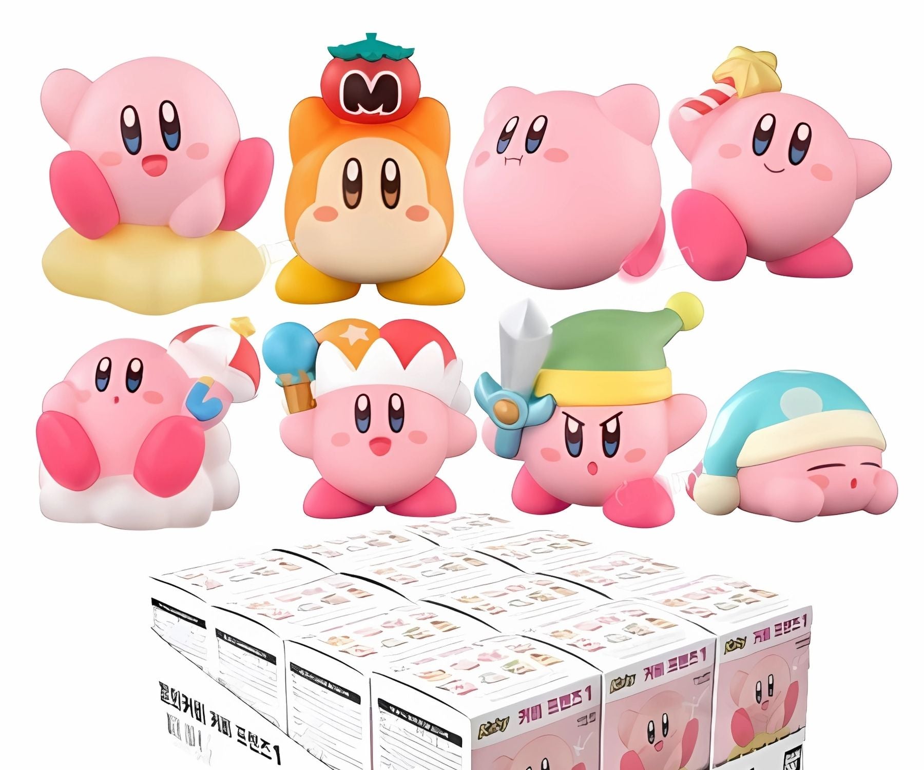 Bandai Kirby 3D Figure Random Box Collectable Toy Ver.1 (SINGLE BOX)