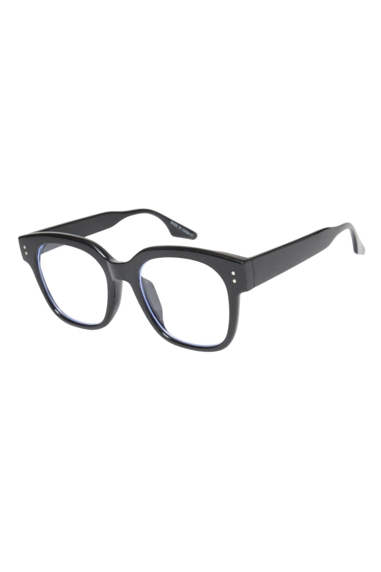 A square frame with subtle silver details on the front for a polished touch. 