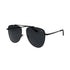 INSTINCT sunglasses in black frame and smoke UV lenses