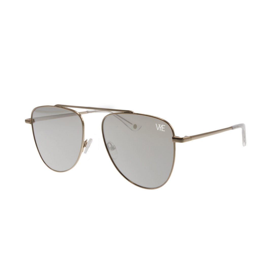 sleek Metal Sunglasses with 100% UV Protection