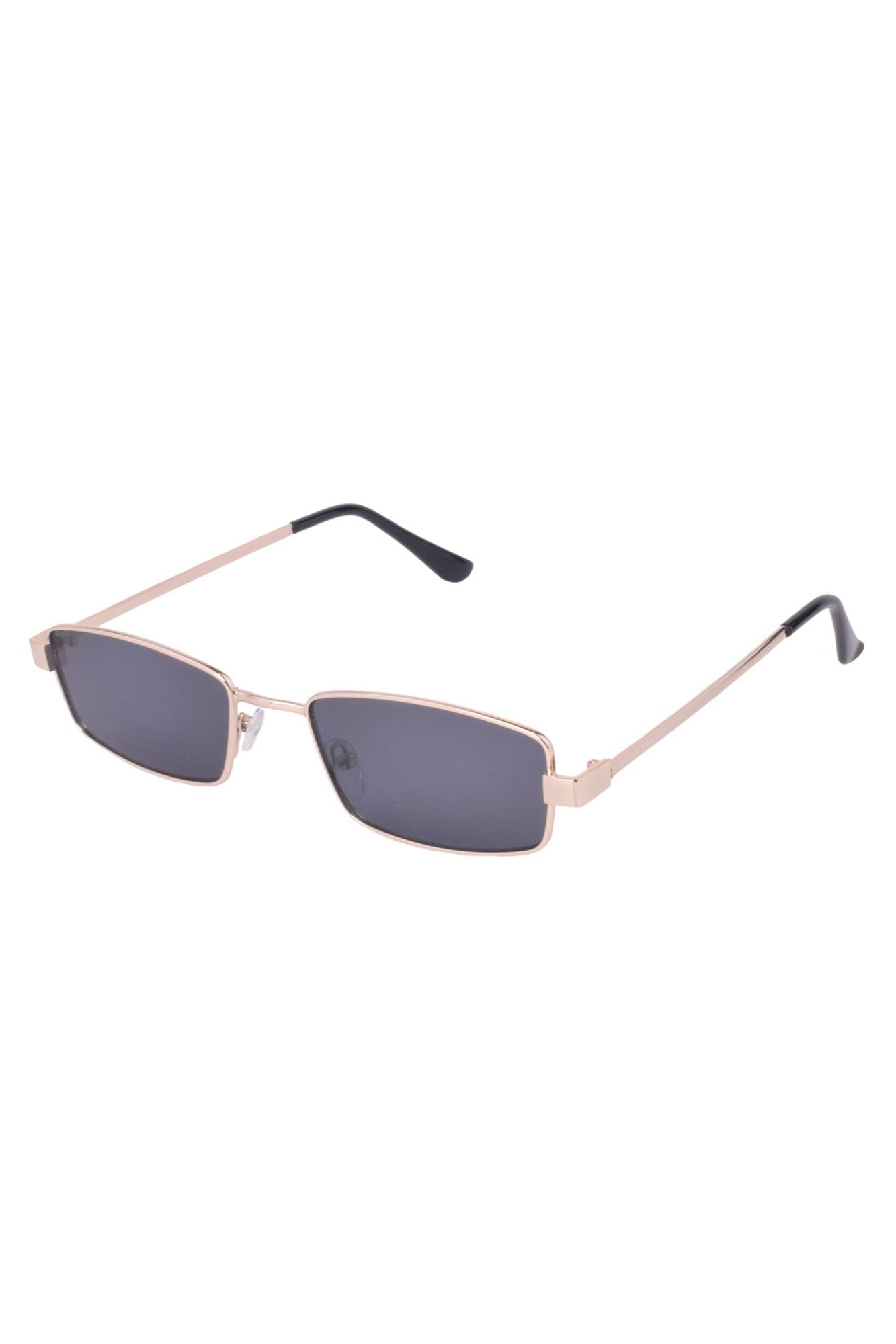 Small Square Sunglasses with gold frame 