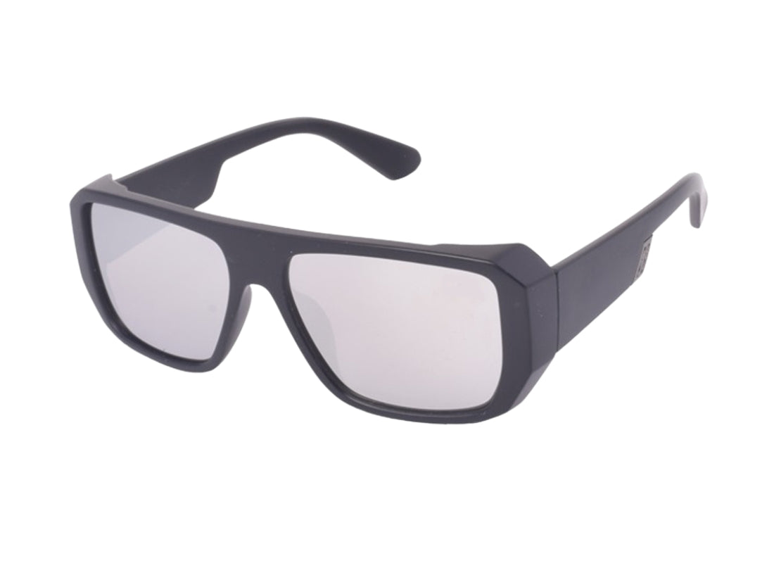 Modern polycarbonate square frame sunglasses
