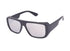 Modern polycarbonate square frame sunglasses