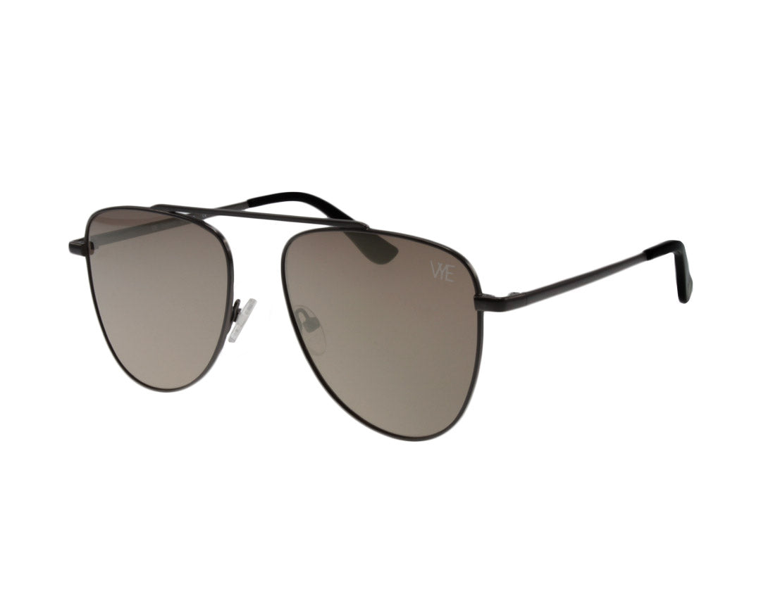 Sleek Stainless Steel Sunglasses with 100% UV Protection