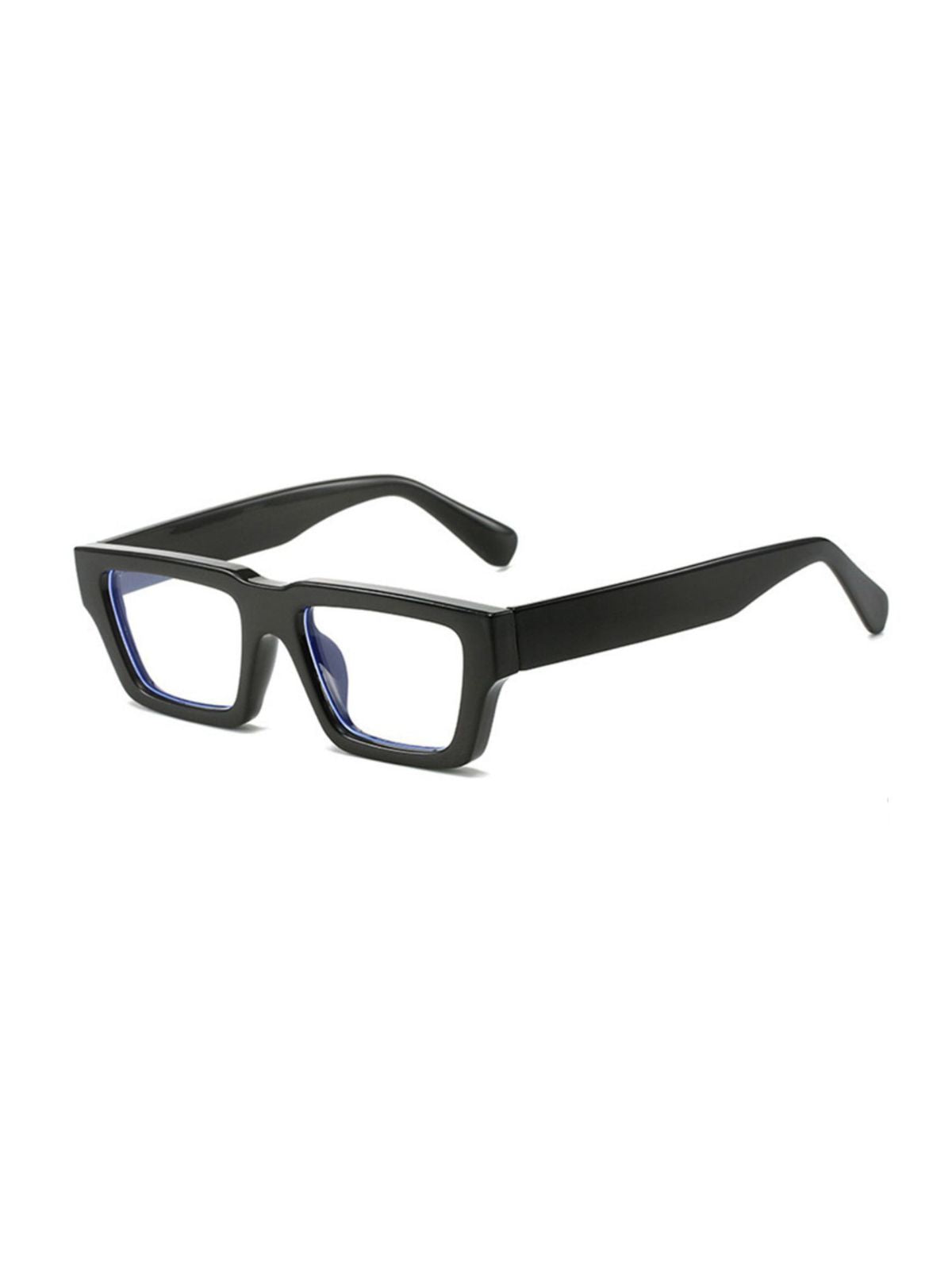 Black rectangular eyeglasses 