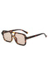 Sunglasses with tortoiseshell frame and brown lenses 
