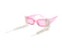 Pink sunglasses with rhinestone for festival season or a night out